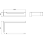 Держатель туалетной бумаги Lemark Smooth Line 9726009 Графит