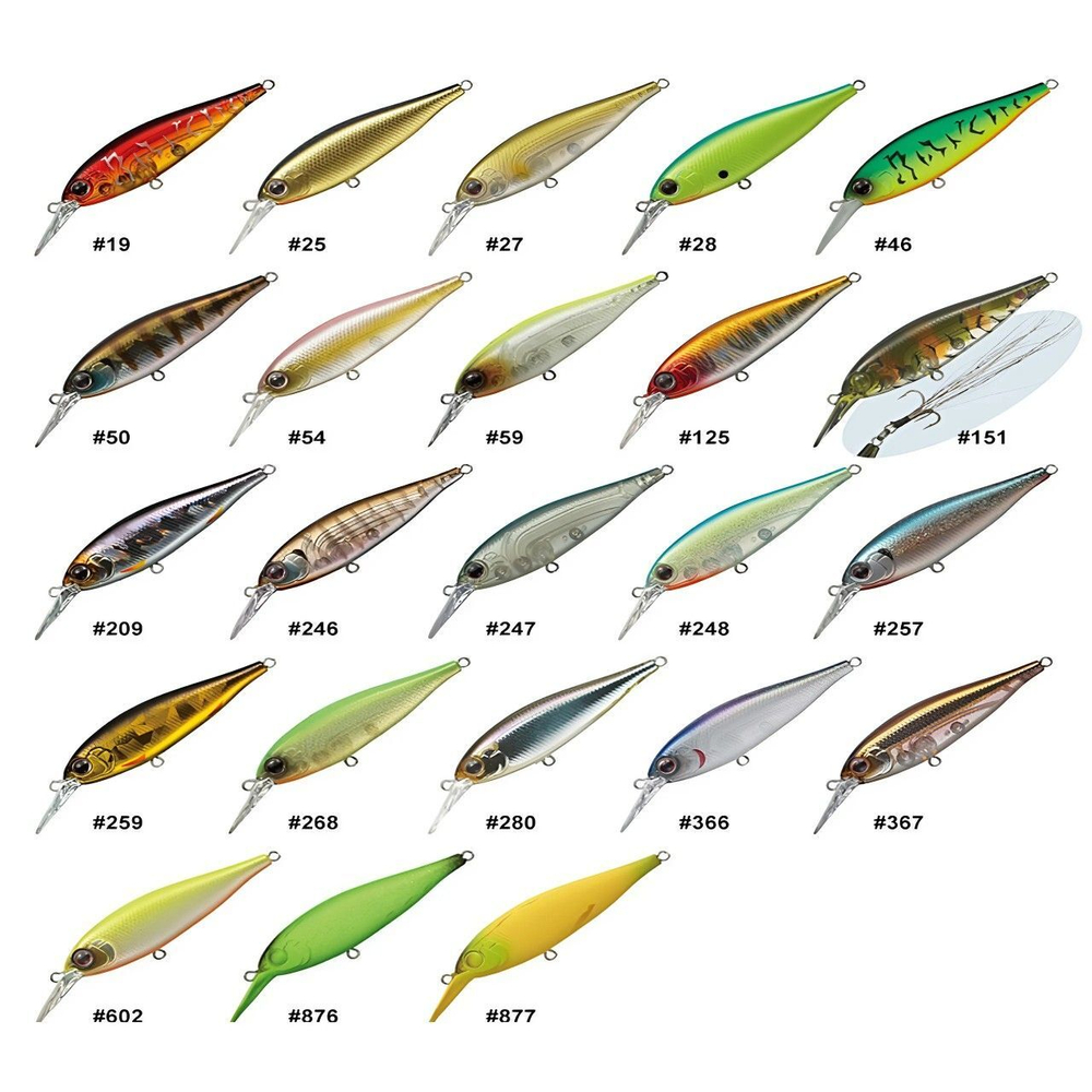 Воблер Bank Shad 58мм 5г #027