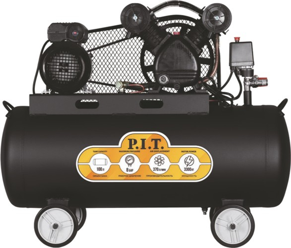 Компрессор поршневой P.I.T. PAC100-C2