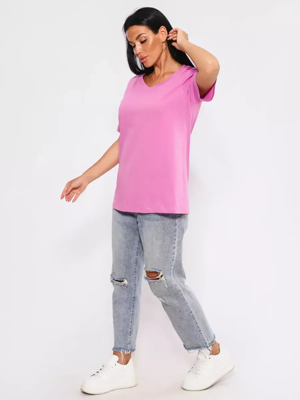 Футболка базовая большие размеры