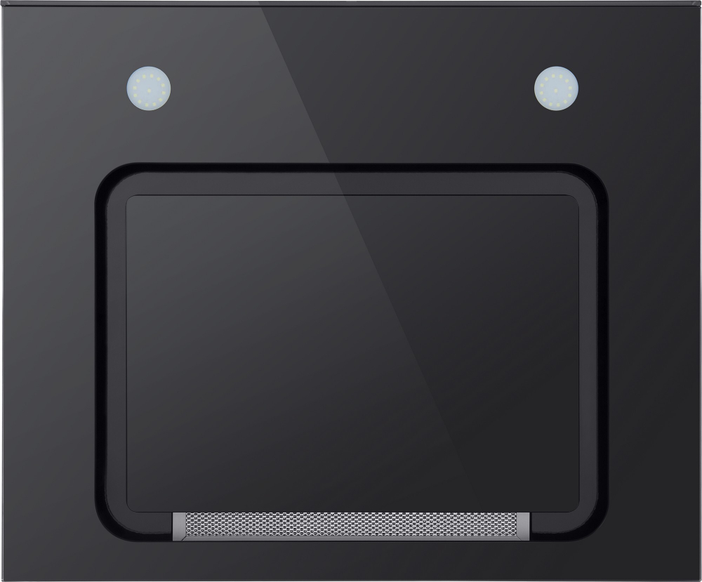 Кухонная вытяжка MAUNFELD Norfolk 60 нержавеющая сталь\черное стекло фото 2