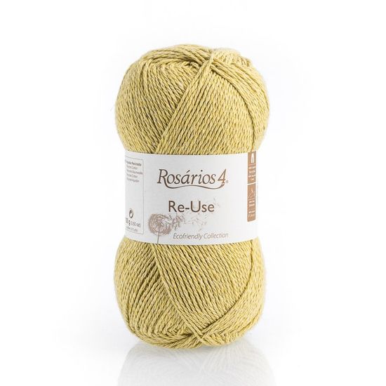 Пряжа ROSARIOS 4 Re-Use (100% переработанный хлопок)