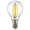 Лампа светодиодная филаментная Lightstar LED Filament E14 6W 4000K груша прозрачная 933804