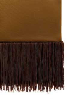 Платье миди с бахромой из бифлекса