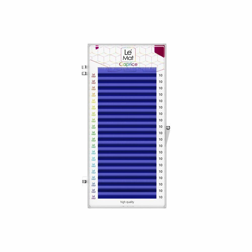 Ресницы цветные LeMat Blue MIX 20 линий