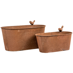 Металлическое кашпо Сиена версия L Объект мечты