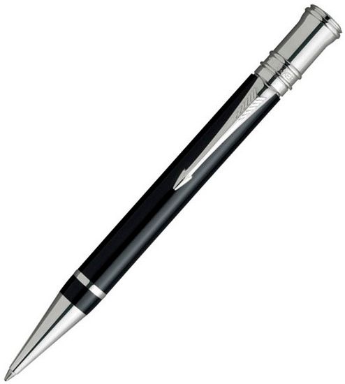 Шариковая ручка Parker Duofold K89, цвет: Black PT, стержень: Mblack, S0690650