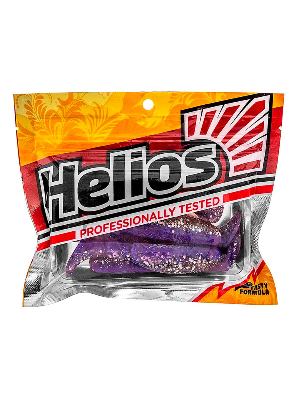 Виброхвост Helios Chubby 3,55"/9 см White 5шт. (HS-4-001)