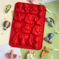 Форма силиконовая «Страна единорога», 14 ячеек