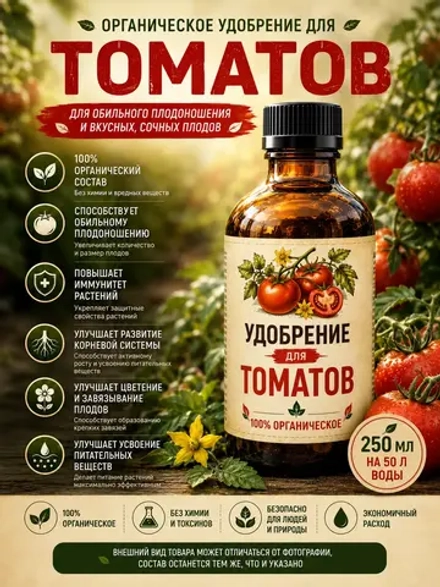 Удобрение для томатов органическое 250 мл