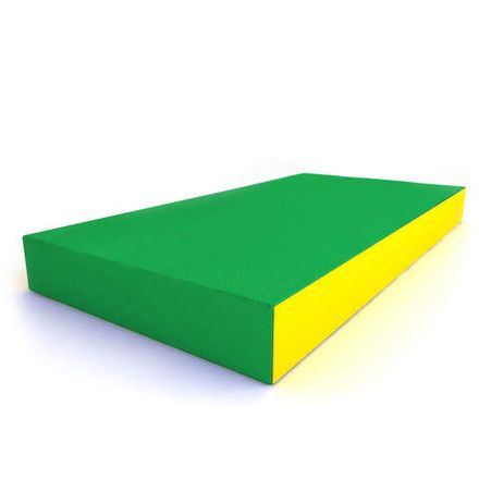 Мягкий щит (мат) одинарный 0,5м (светло-зеленый/желтый)