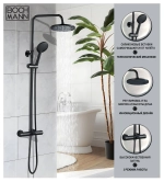 Стойка OGLIO B TS душевая с термостатом BOCH MANN BM9649