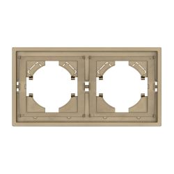 Рамка пластиковая FRM-TENDO-SFPL-2-GD (Arlight, Матовый песочный) 054647