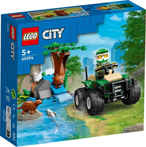 Конструктор LEGO City 60394 Среда обитания Квадроцикл и выдры
