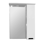 Зеркальный шкаф "ПРОМЕТЕЙ" правый без подсветки (ПВХ)