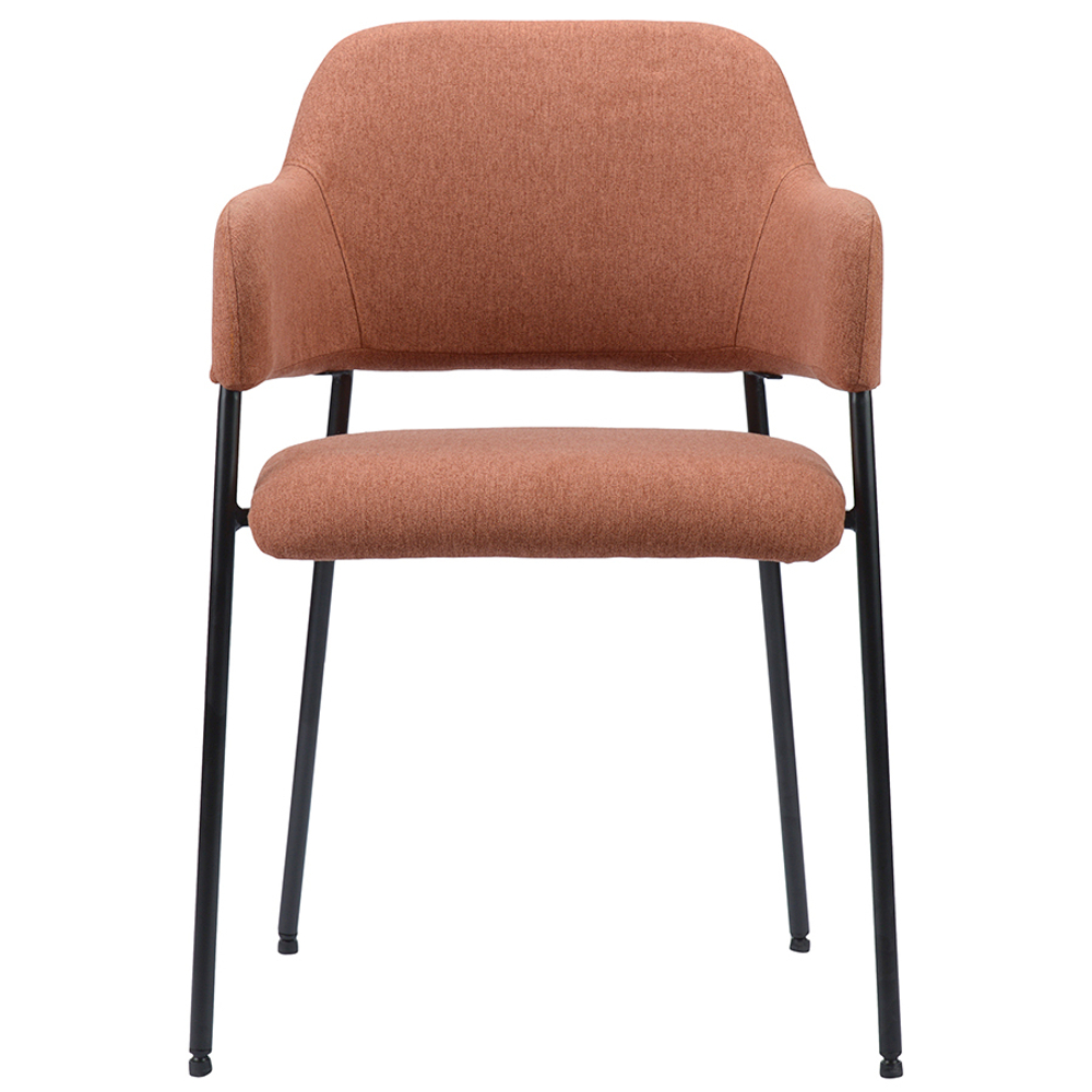 Стул wendy, рогожка, терракота