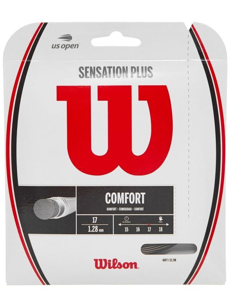 Теннисные струны Wilson Sensation Plus (12,2 m) - black