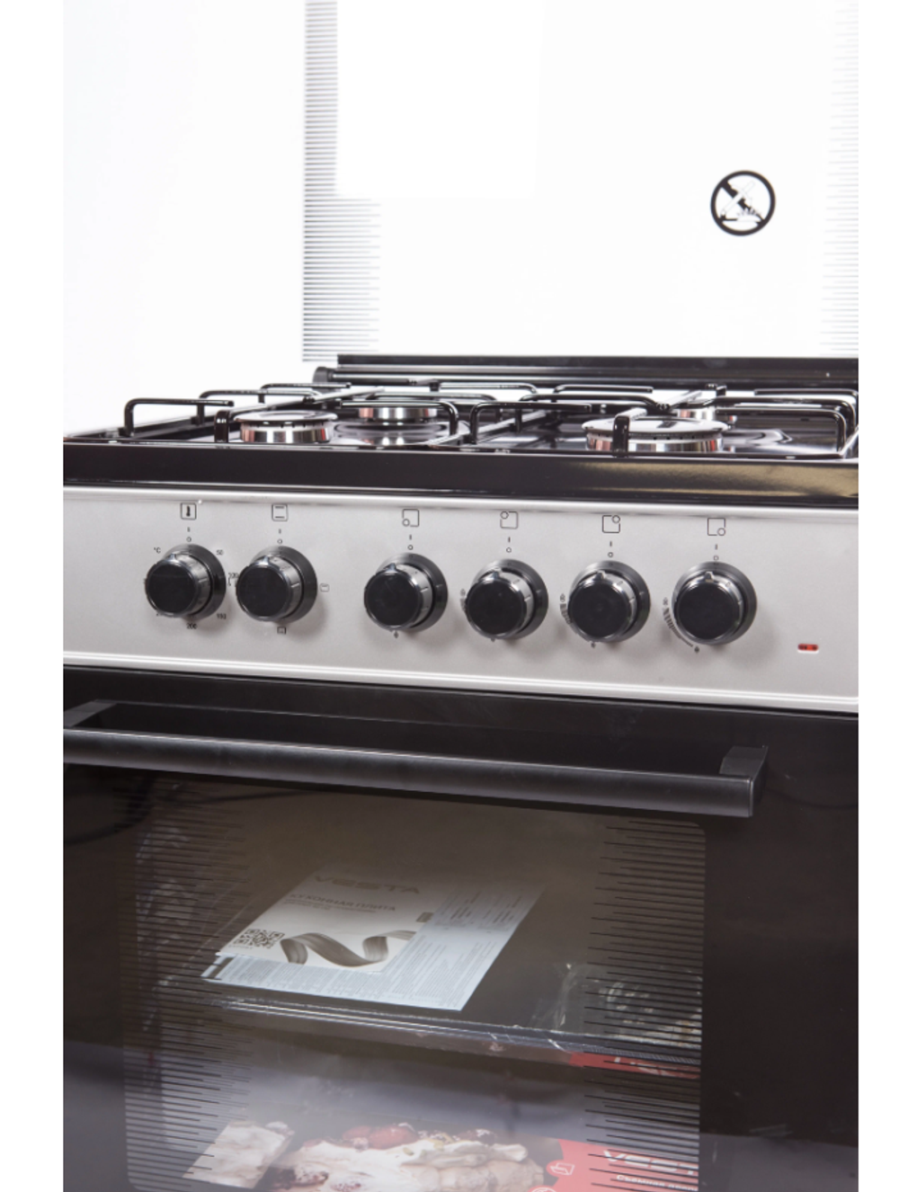 Плита комбинированная Vesta VALENCIA VGE 50 10-E Серый Ех