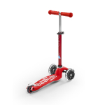 Самокат Mini Deluxe Plus 3 в 1 LED красный
