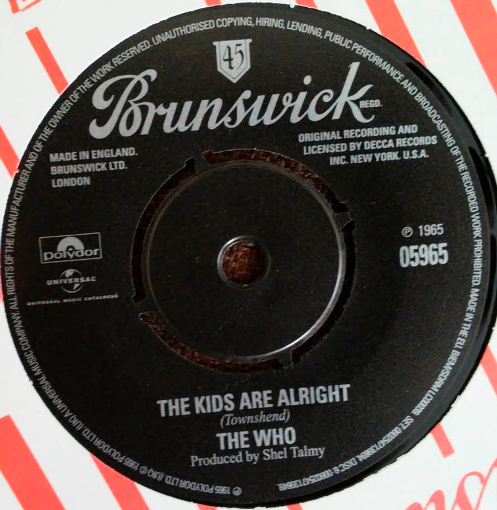 The Who / The Brunswick Singles 1965-1966 (8x7" Vinyl Single)