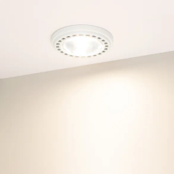 Лампа AR111-UNIT-G53-15W- Warm3000 (WH, 24 deg, 12V) (Arlight, Металл) 025640