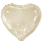 Шар фольгированный Сердце 46 см (Золотой)