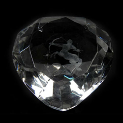 Сувенир "Сердце Зодиак" хрусталь