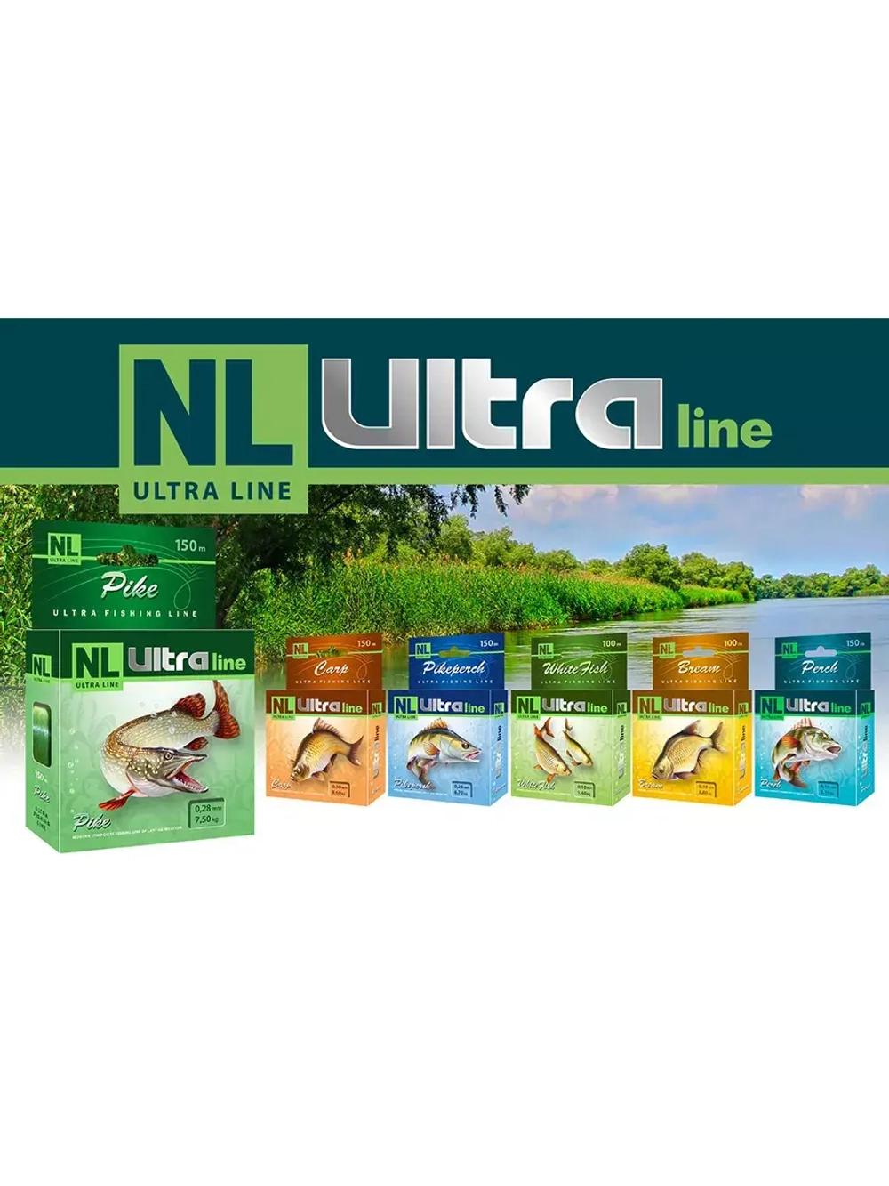 Монофильная леска для рыбалки AQUA NL ULTRA PIKE