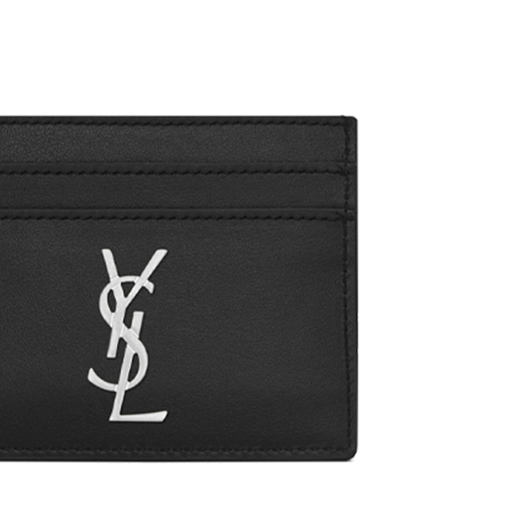 Картхолдеры и кошельки SAINT LAURENT YSL Monogram Logo, 485631-0SX0E-1000