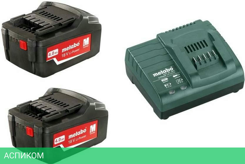 Аккумулятор для инструмента Metabo Basic Set 4.0 (685050000)