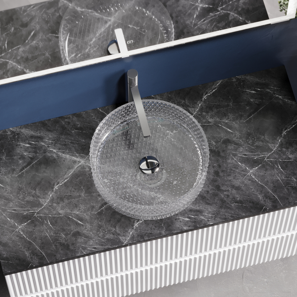 Рукомойник Ceramica Nova Cristal 36 см CN6062 прозрачная