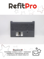 Верхняя панель с клавиатурой (топкейс) для ноутбука Lenovo Yoga 9-15IMH5. раскладка - русская, с подсветкой, серая (5CB0Z37703), оригинал