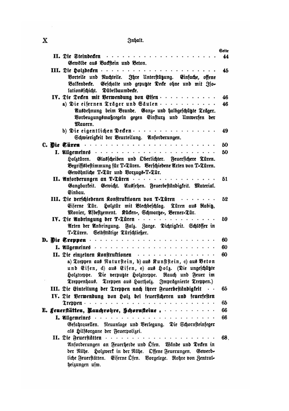 Die Fürsorge Gegen Feuersgefahr Bei Bauausfuhrungen. Ein Handbuch Für Architekten, Brandtechniker, Bau Und Verwaltungsbeamte | Reddemann