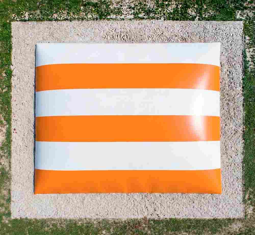 Надувная подушка для установки в грунт «Летняя волна», 18×12×2 м