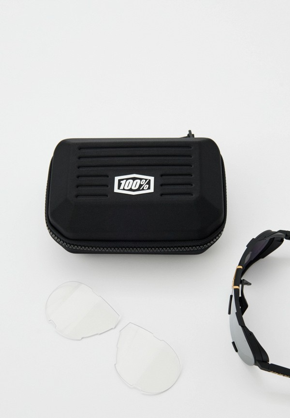 Спортивные очки 100% Westcraft / Soft Tact Black / Soft Gold Mirror Lens