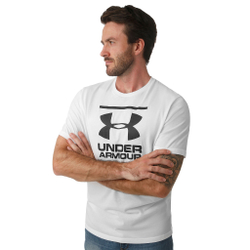 Мужское теннисное поло Under Armour GL Foundation T-Shirt Men - White, Black