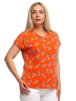 Блузка футболка с украшением