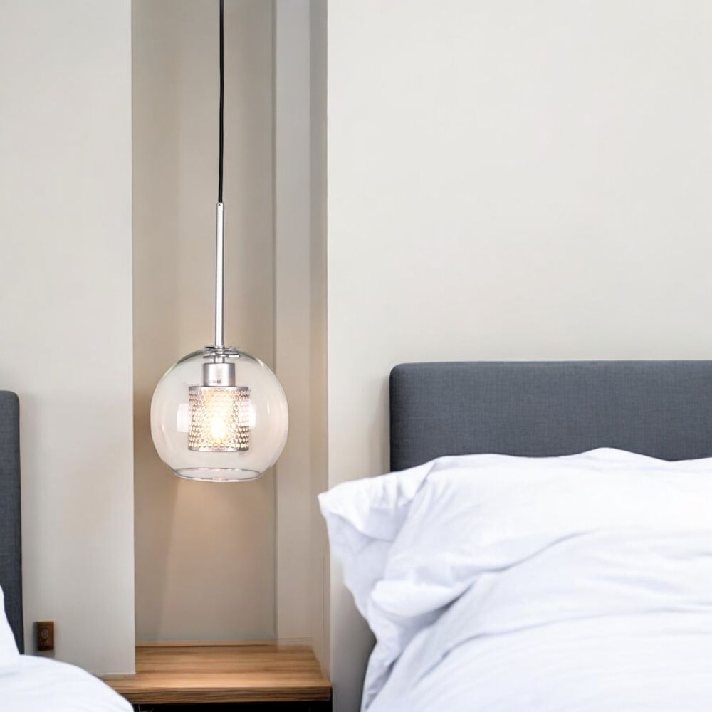 Подвесной светильник CATCH silver D24