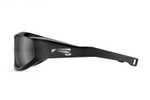 Спортивные очки LiP Surge Aero / Gloss Black - Black / PC Polarized / Levante Series Chroma Smoke