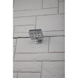 Светильник уличный ЭРА ERAFS024-07 настенный с датчиком движения c выносной солнечной батареей 6LED 150lm | Садовые фасадные светильники