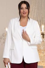 Жакет классический Гран-при (белый) Б14374-33М LT Collection