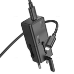 Зарядное устройство на Lightning Hoco AC25 Mini PD30W+QC3.0 (black)