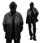 Купить Куртка Heartz Fade Spray-Painted Assymetrical Denim серая Куртка Heartz Fade Spray-Painted Assymetrical Denim серая
