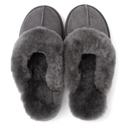 UGG Mens Slippers Scufette Grey