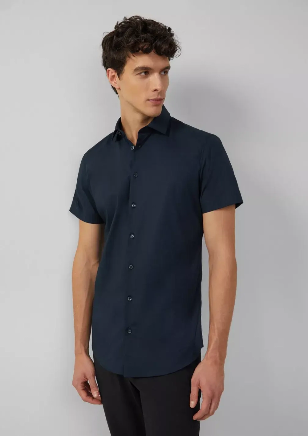 Классическая рубашка с коротким рукавом s.Oliver Black Label