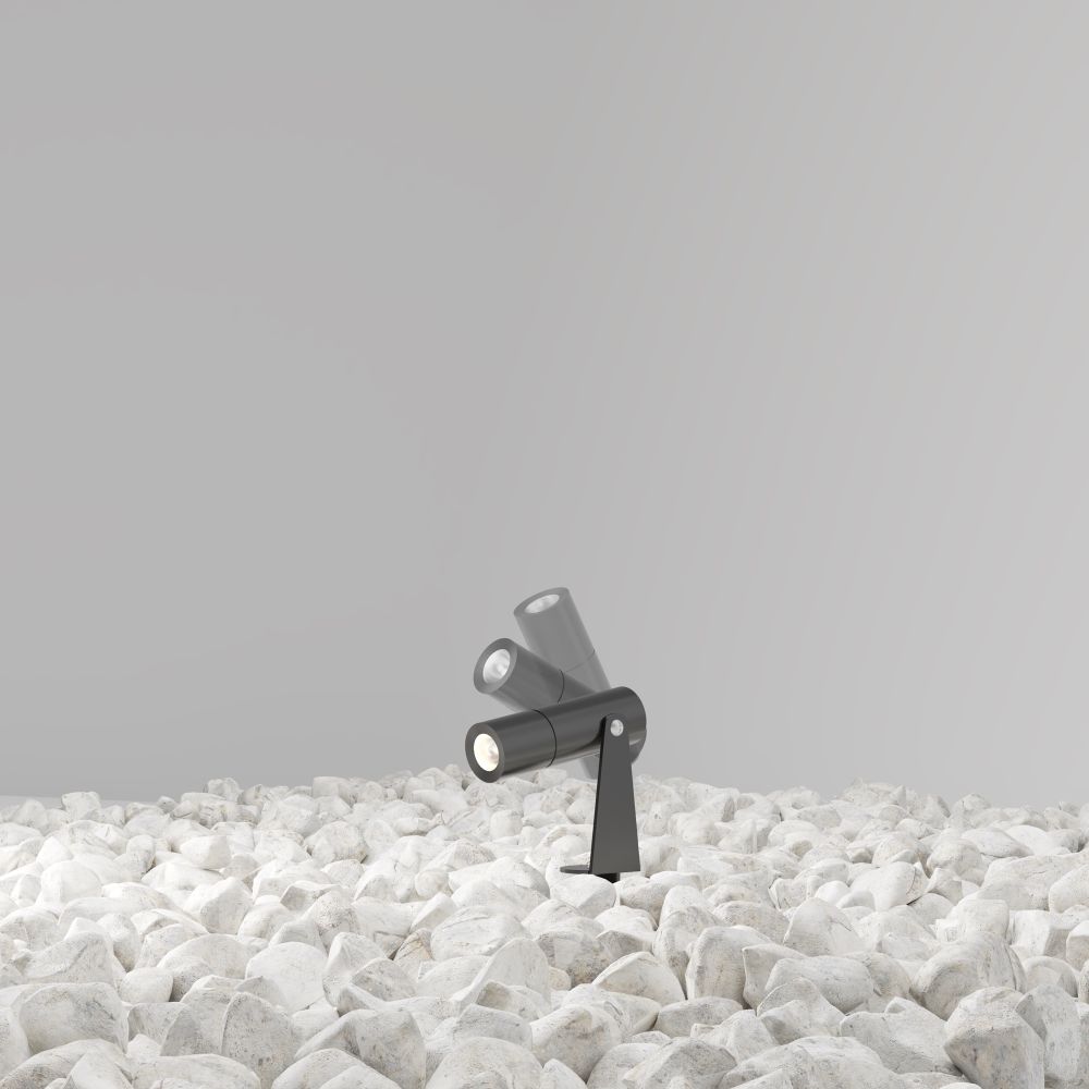 Уличный грунтовый светодиодный светильник Maytoni Bern O050FL-L2GF3K