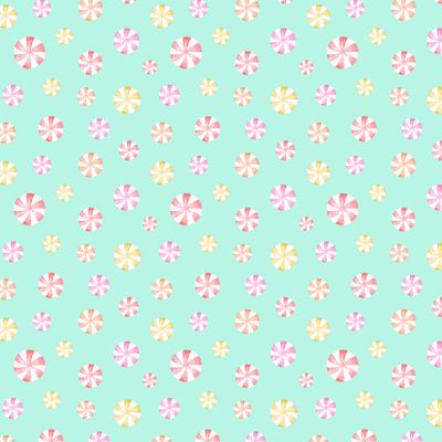 Круглые конфетки - леденцы на мятном (горошек)