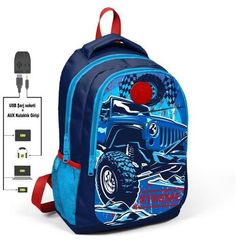 Çanta \ Сумка \ Bag CORAL HIGH SIRT ÇANTA(USB+AUX SOKETLİ) 23417