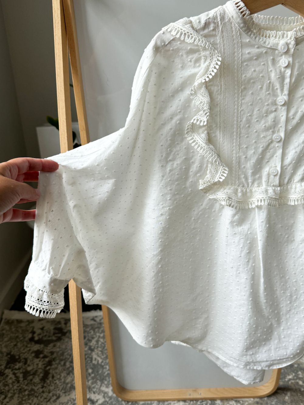 Хлопковая блузка H&M, 110-116