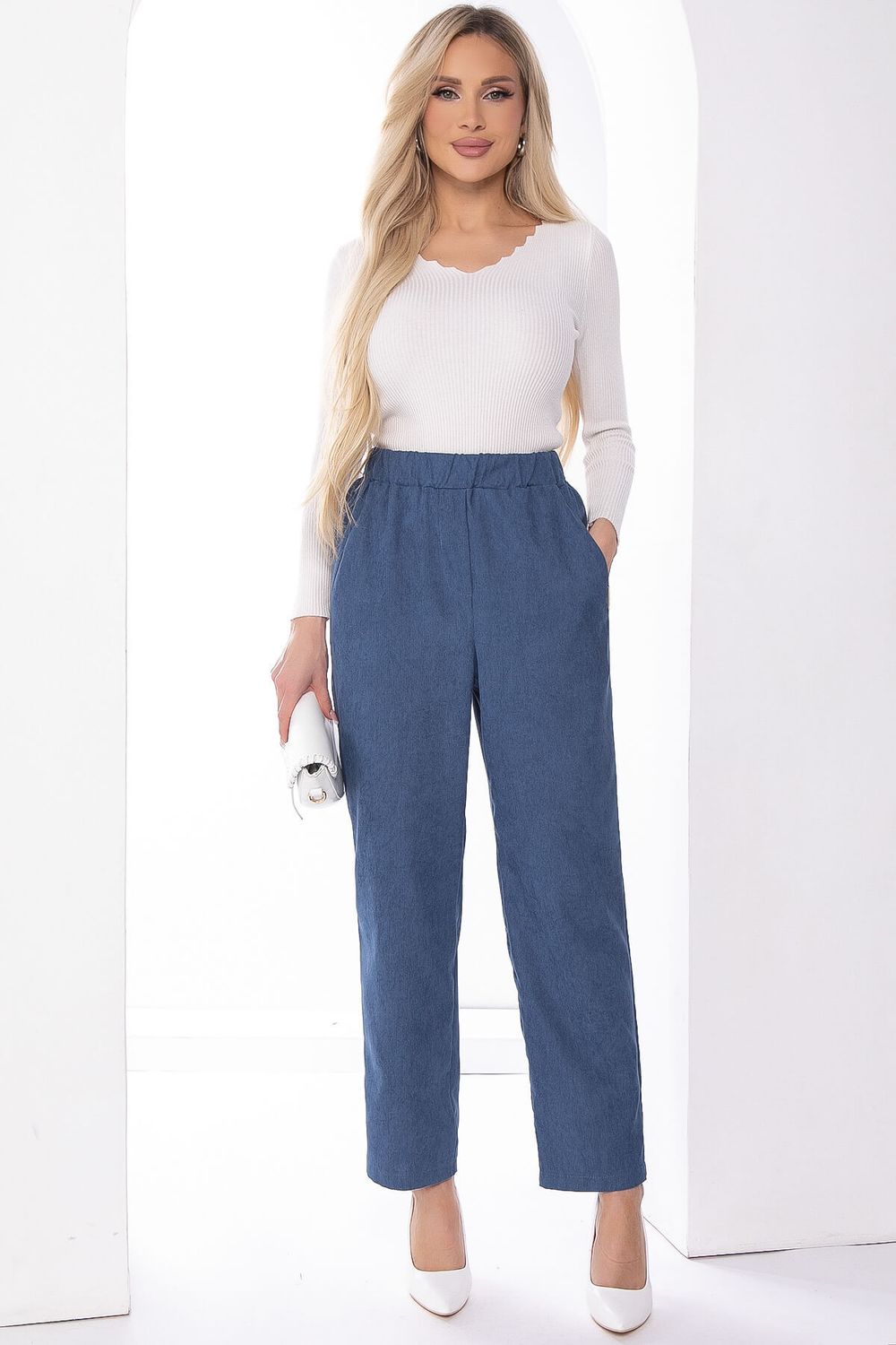 Брюки "Бертина" (синие) Б8268 LT Collection